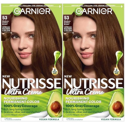 Garnier Hair Color Nutrisse Nourishing Creme, Pack of 2