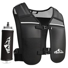 Running Phone Holder Vest with 500ml/17oz Running Water Bottle  Waterproof