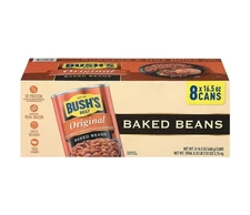 Bush's Original Baked Beans 16.5 oz 8 Pack – Classic BBQ Side Dish