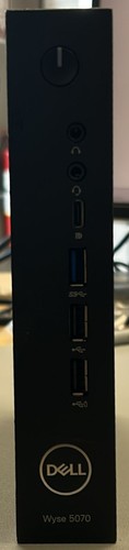 Dell Wyse 5070 Thin Client Intel 1.5GHz CPU 4GB RAM and power adapter.(NO SSD)