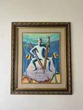 Mark KOSTABI (Los Angeles 1960) Something Fishy Olio su tela cm 60x45 anno 2000