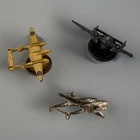 Lot Of 3 WW2 Military Lapel  Hat Airplane Pins