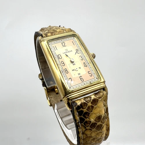 Orologio vintage Mondia Tank placcato oro vintage quartz ETA 980.153 - Imagen 3 de 11