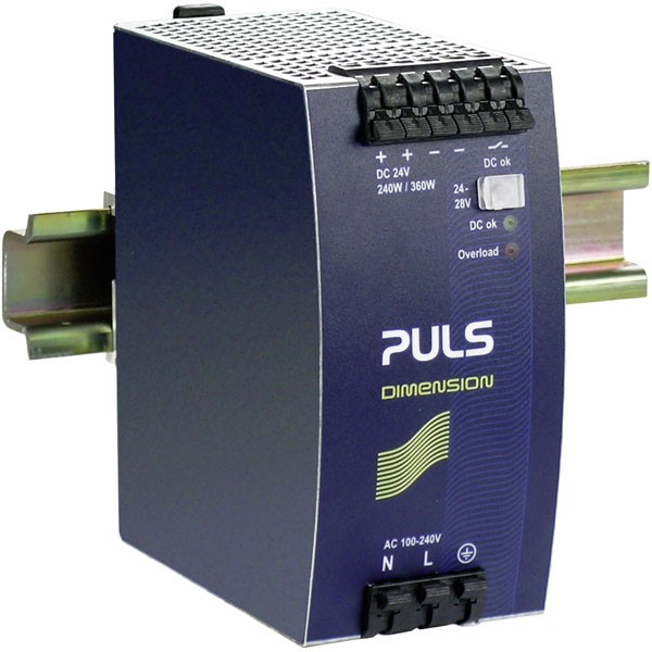 PULS Dimension DIN Rail Power Supply 24V DC 10A 240W 1-Phase 85-276V AC