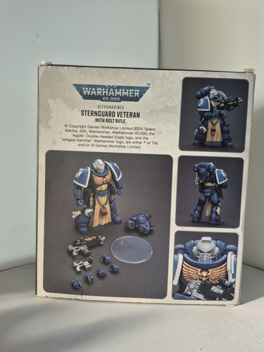 JoyToy Warhammer 40K Ultramarines Sternguard Veteran with Auto Bolt Rifle 1/18 - Afbeelding 2 van 4