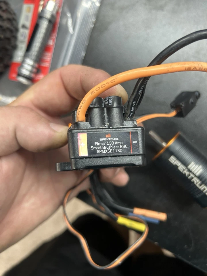 Spectrum Firma 130Amp ESC and Spektrum 3150KV Motor Combo Rc Losi  - Image 3 of 3