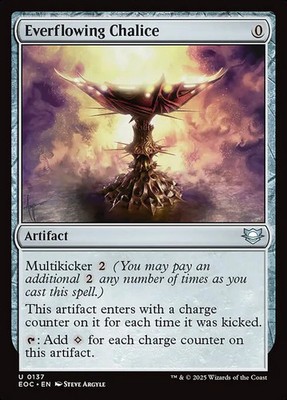 Magic/MTG Everflowing Chalice EOC-137 Uncommon Englisch Neu