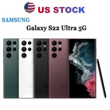 NEW Samsung Galaxy S22 Ultra 5G S908U 8 128GB UNLOCKED AT T Verizon Smartphone