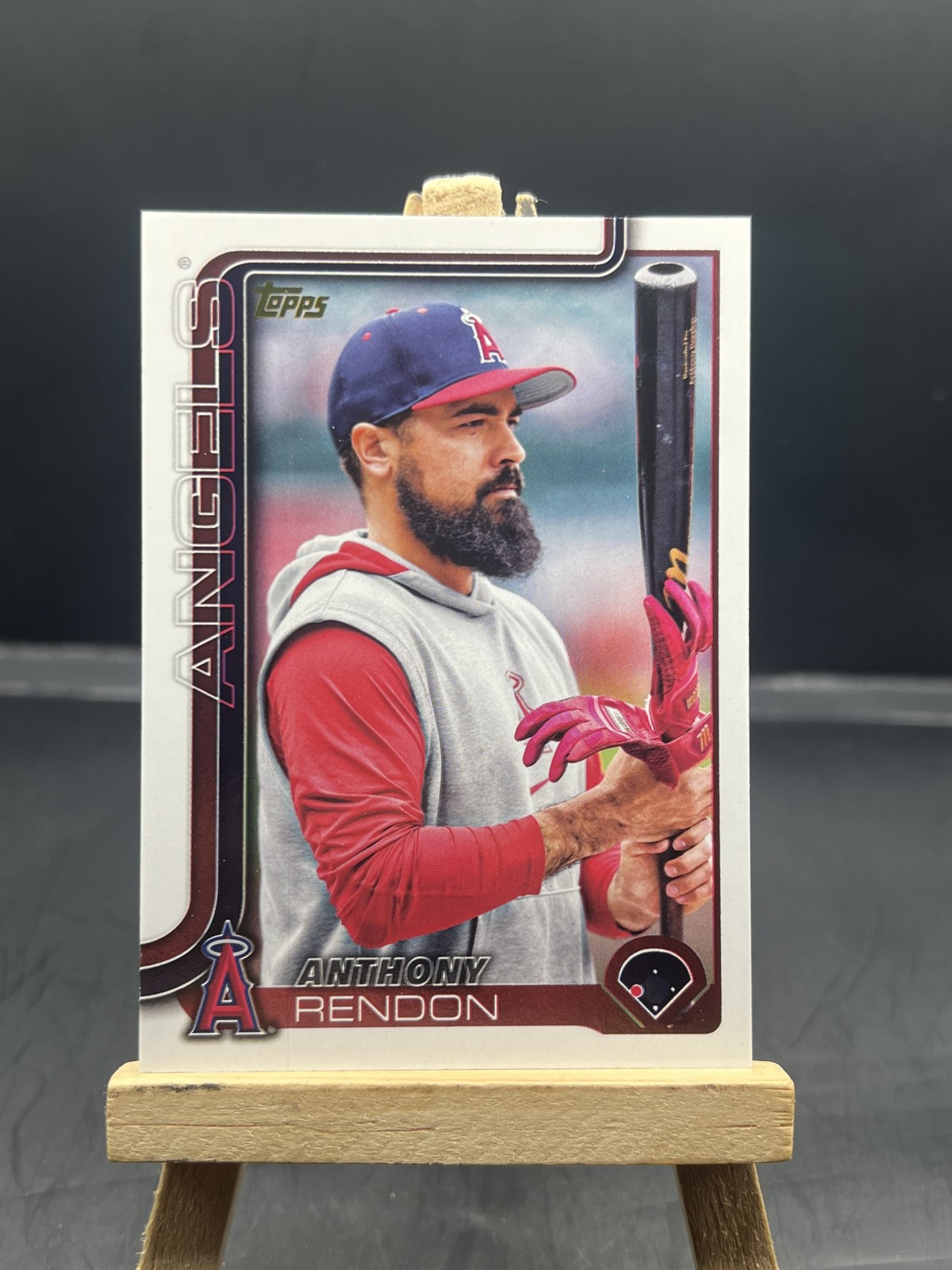 2025 Topps Series 1 - Anthony Rendon #83 Golden Mirror Image Variation
