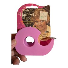 Vintage 3M Scotch BRAND Pink Hair Set Tape 1974 USA