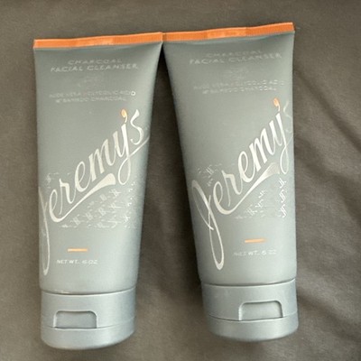 Jeremy's CHARCOAL  FACIAL CLEANSER  Set Of Two 6 Oz Bottles