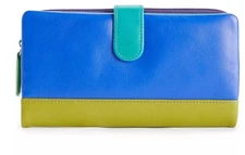 ili Colorful Leather RFID-blocking Bifold Ladies Wallet