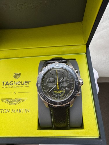 TAG HEUER Formula 1 Aston Martin Special Edition Chrono Watch CAZ101P.FC8245