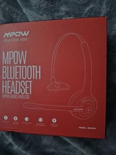 MPOW MPBH359BB HC5 Black On the Ear BLUETOOTH Headset with Microphone NEW 