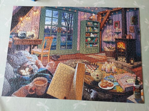 Rompecabezas completo Ravensburger - My Haven No.6 The Cosy Shed 1000 piezas - Imagen 9 de 9