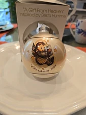 Schmid A Gift From Heaven Inspired By Berta Hummel Christmas Ornament 1984 -B1