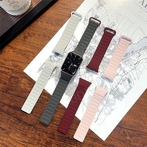 Silicone Magnetic Loop Strap Band For Redmi Watch 4/5/Xiaomi Mi Band 8 Pro/9 Pro - Picture 3 of 47