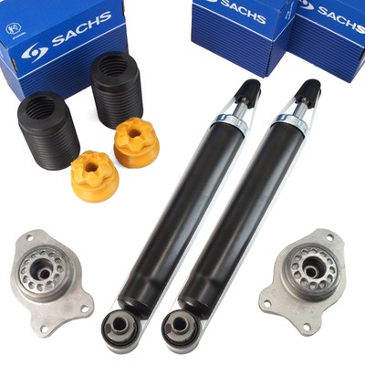 2x Stoßdämpfer + SACHS Domlager Service-Kit Hinten für BMW 5er Touring F11