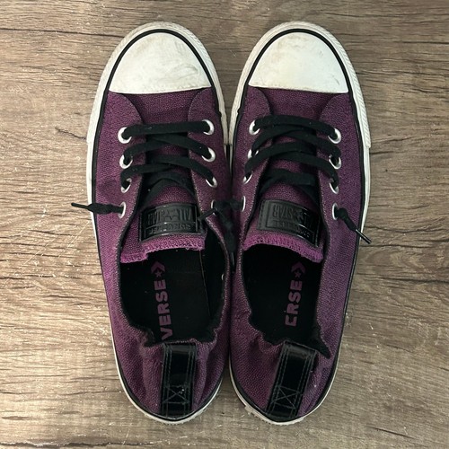 Converse Chuck Taylor Shoreline scarpe da donna slip-on sneakers taglia 9 viola - Foto 7 di 8