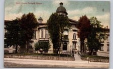 c1910 Multnomah County Court House Portland Oregon OR Postcard