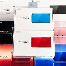 Nintendo 3DS CIB Rank A Console w/ Manual BOX Tested Choose Color - Japan Region