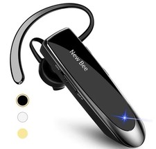 New Bee LC-B41 Bluetooth Ear-hook Headset Black Single In-Ear Earpiece