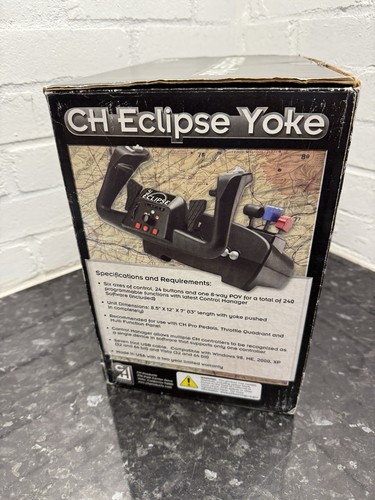VGC CH Products Eclipse airplane flight simulator control yoke - TESTED WORKING - Picture 2 of 7