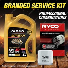 Ryco Oil Filter Nulon 5L APX5W30D1 Engine Oil Service Kit for Nissan X-Trail T32