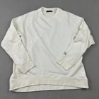 Nike SB Sweatshirt Men 2XL Ivory Solid Crew Skateboarding Pullover Swoosh XXL *