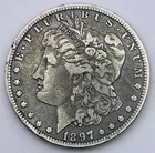 1897-O Morgan Dollar 90% Silver .900 USA Coin New Orleans Mint F Fine