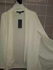 Women Guess White Opened Sweater New Wize Small