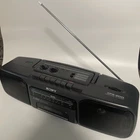 Vintage Sony CFS-200 Black Wired Stereo Boombox AM/FM Radio Cassette For Parts