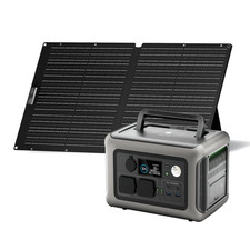 ALLPOWERS 600W Portable Power Station Generator RV LiFePO4 with 100W Solar Panel