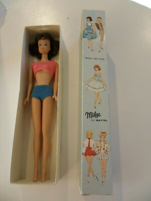 まきこページ 1962 VINTAGE JAPAN ~ MIDGE BARBIE'S BFF DOLL ~W/ORIGINAL BOX