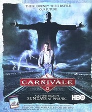 CARNIVALE TV DVD AD PROMO Genuine Vintage Print Ad 10" X 12" HBO