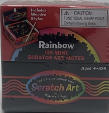 Cubo de notas mágicas Scratch-Art (caja de 125 mini notas artísticas rascadoras) ¡NUEVO!!