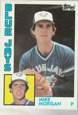 FREE SHIPPING-MINT-1984 Topps #423 Mike Morgan Blue Jays PLUS BONUS CARDS