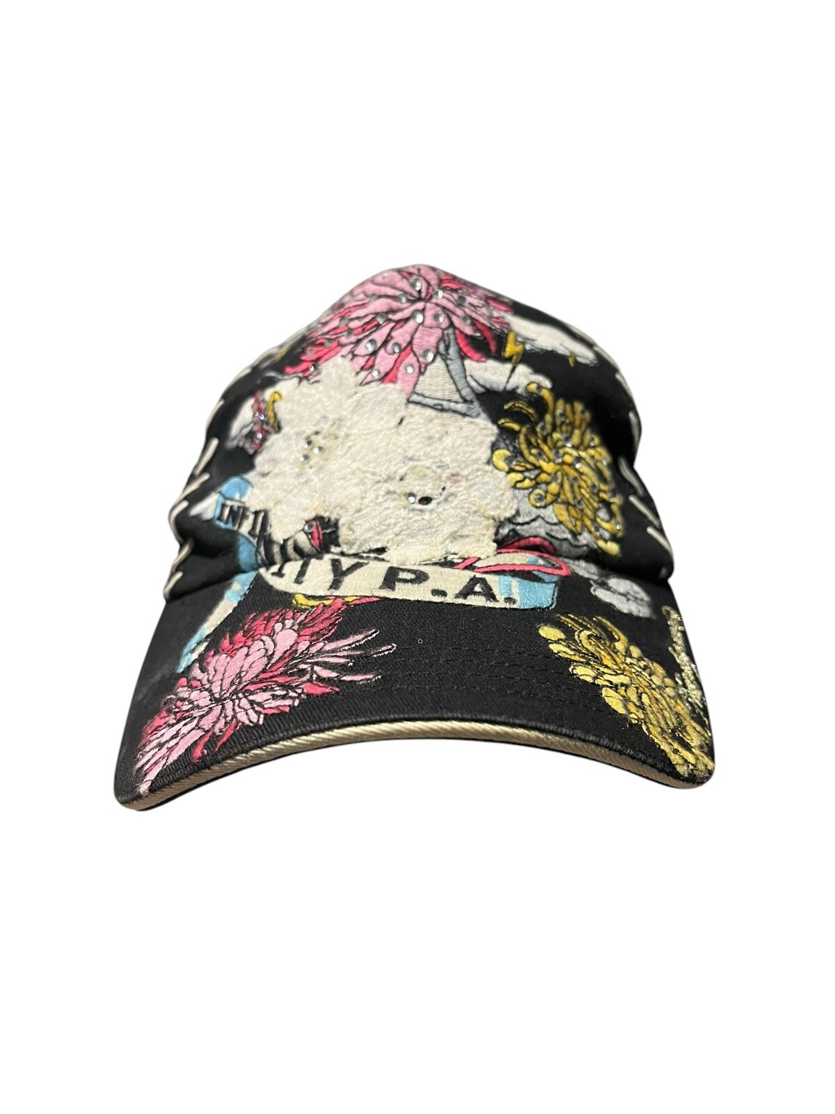 Four Forty One Rhinestone Patch strapback adjusta… - image 1