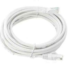 Lot of 250 Pcs Cat5 10FT Patch Cord Cable 500mhz Internet Network LAN RJ45 White