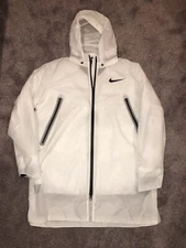 Nike Pro Elite 2-in-1 NN Track Racing Storm Running Jacket White Mens Size XL