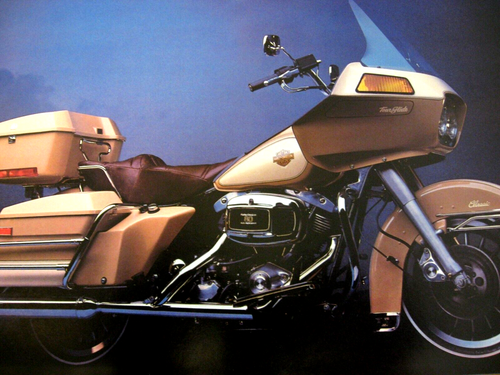 1983 Harley Davidson Brochure Lot (3) Electra Tour Glide Police FLT - Picture 2 of 12