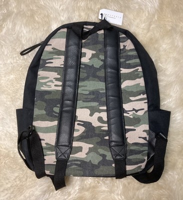 Sanctuary Camo Downtown Backpack with Pouch Buy Sanctuary Handbags Downtown Backpack Camo/Black at Amazon.in main image 3