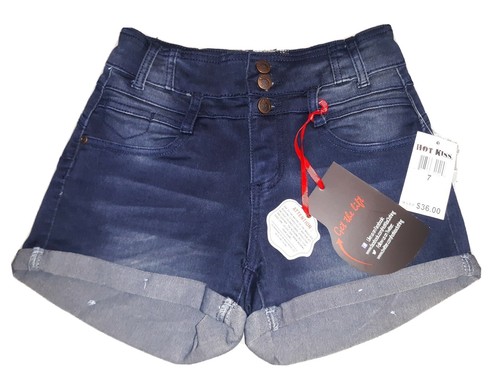 HOT KISS GET THE LIFT DENIM SHORTS NWT 