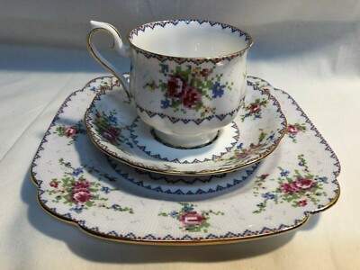 Tea Set Royal Albert Petit Point China 778676 Vintage Royal Albert