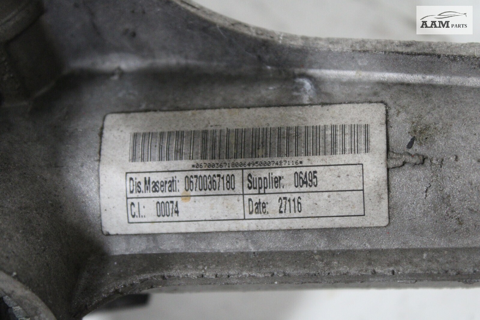 2014-2017 MASERATI GHIBLI M157 RWD 3.0L POWER STEERING GEAR RACK OEM