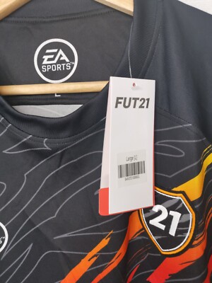 FIFA 21 EA Sports Luma T-shirt Jersey Mens Size Large Black BNWT
