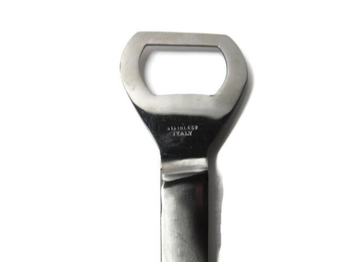 VTG Bottle Opener Brushed Stainless Steel Italy Kitchen Gadget - Imagen 3 de 8