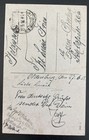 1918 Oldenburg Germany Feldpost Picture Postcard Cover to Essen Navy Girl — photo 2