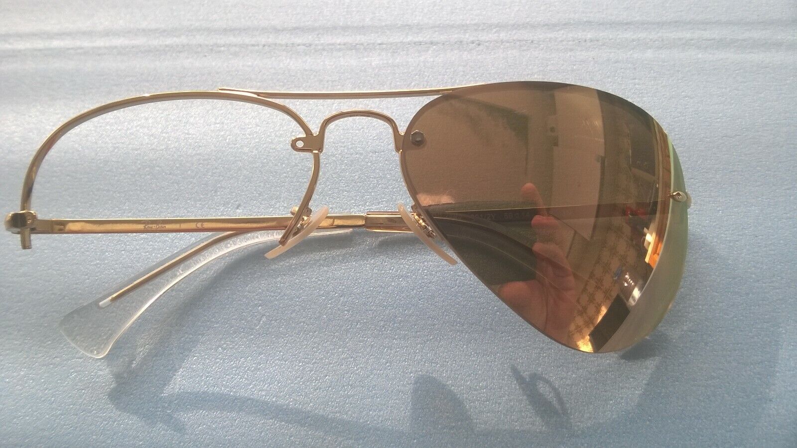 RAY BAN RB3449 001/2Y 59-14 Sunglasses frame for parts | eBay