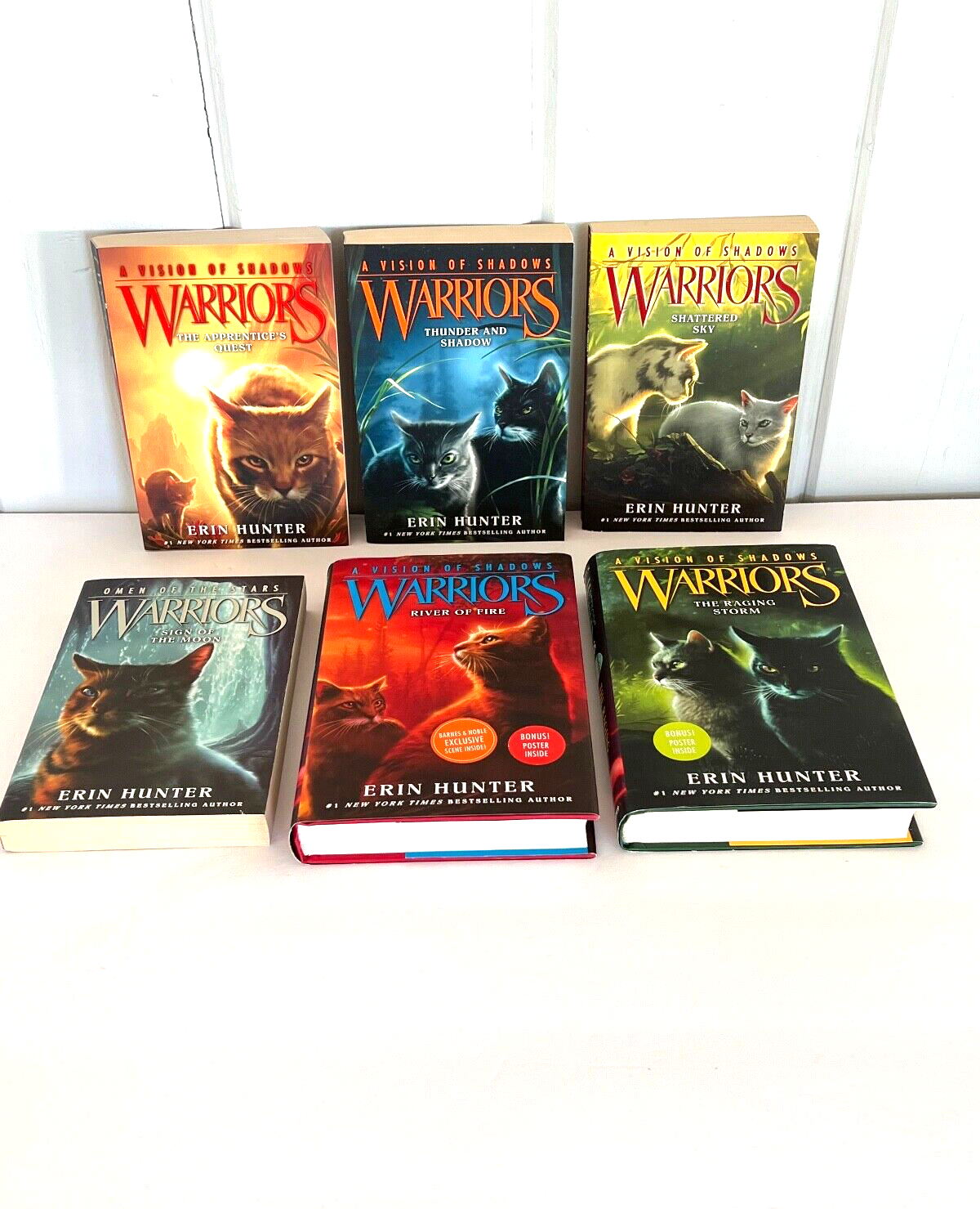 Warriors: A Vision of Shadows Box Set: Volumes 1 to 6 by Erin Hunter